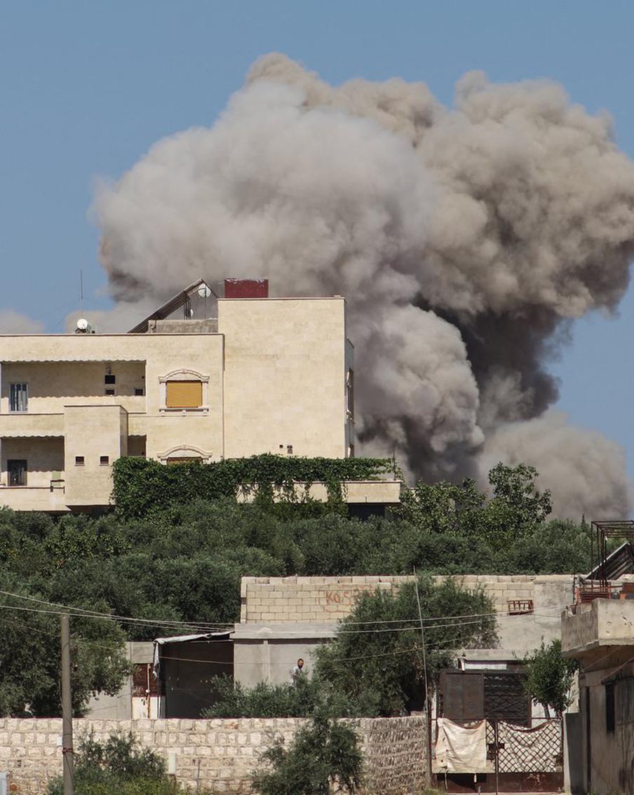 По боевикам в идлибской зоне деэскалации был нанесён удар