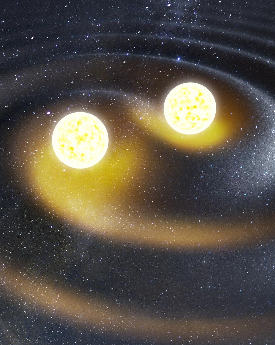 Гравитационные волны измяли пространство-время: всё это из-за слияния огромных чёрных дыр