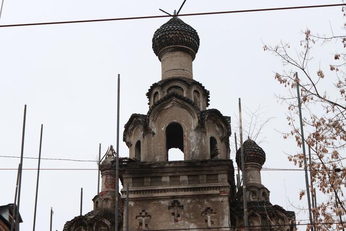 В Москве началась реставрация колокольни старообрядческого храма святой Екатерины