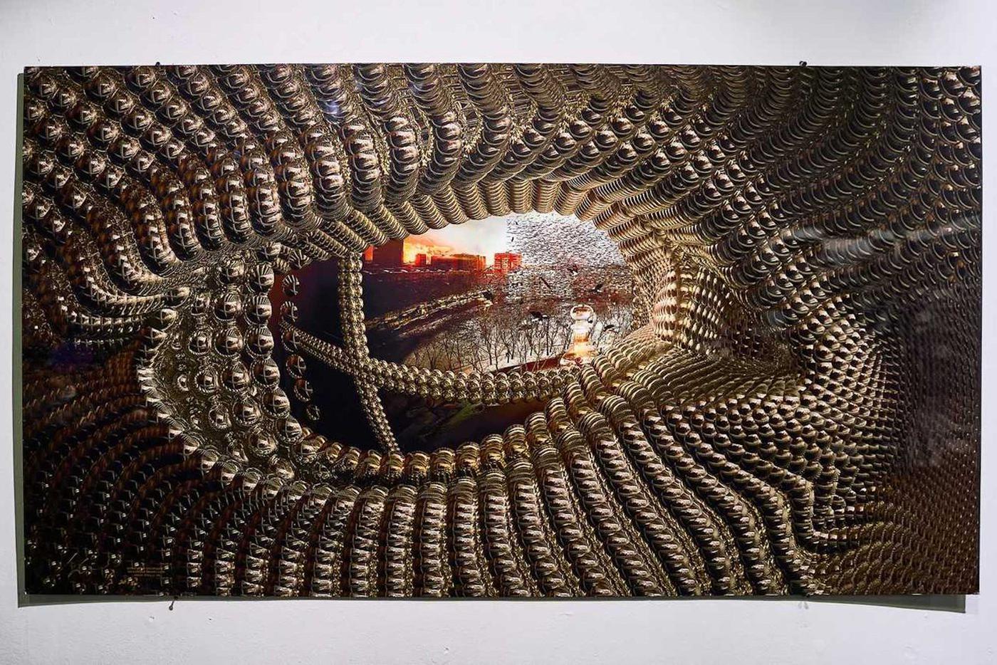 Работа Константина Худякова "Ангел прилетел", 2015 г.