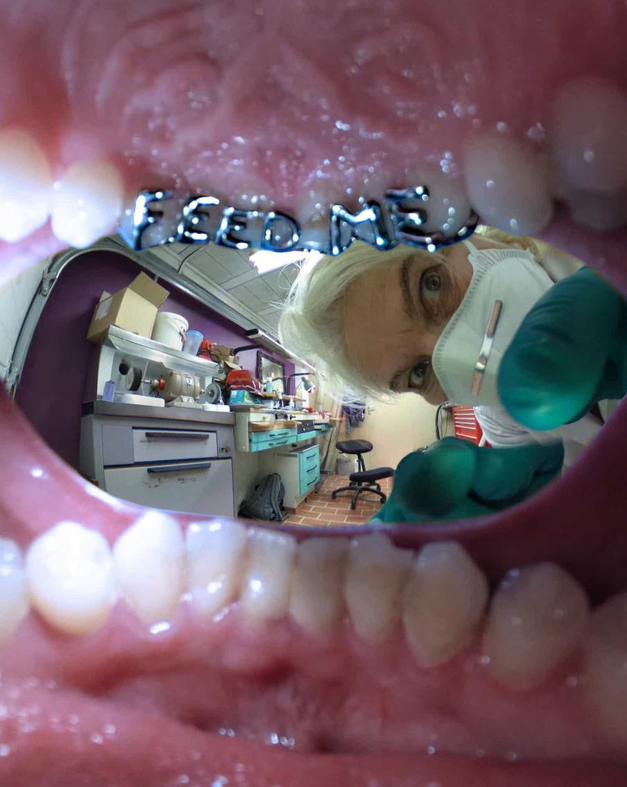 Скульптор-ювелир создаёт авангардные украшения для зубов и полости рта