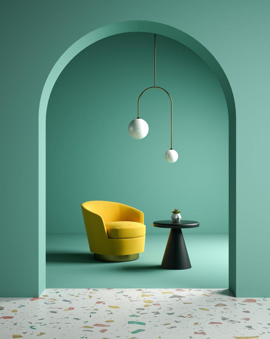 Ретрофутуризм в интерьере: как он появился и что из себя представляет этот стиль