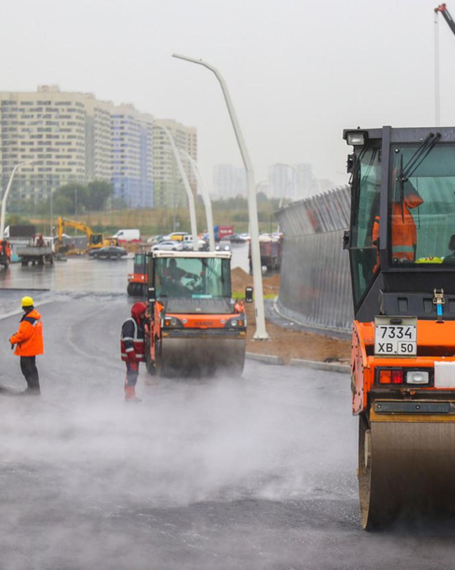 Строительство моста через Пехорку ведётся в любую погоду. Мост свяжет МСД с новой трассой "Москва – Нижний Новгород – Казань"