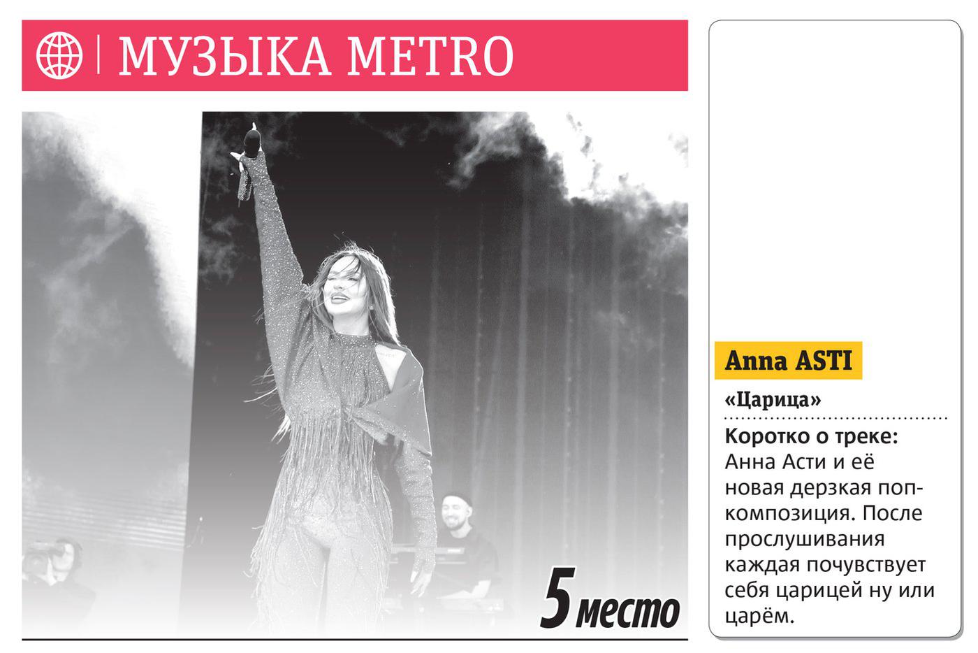 Еженедельный хит-парад Metro