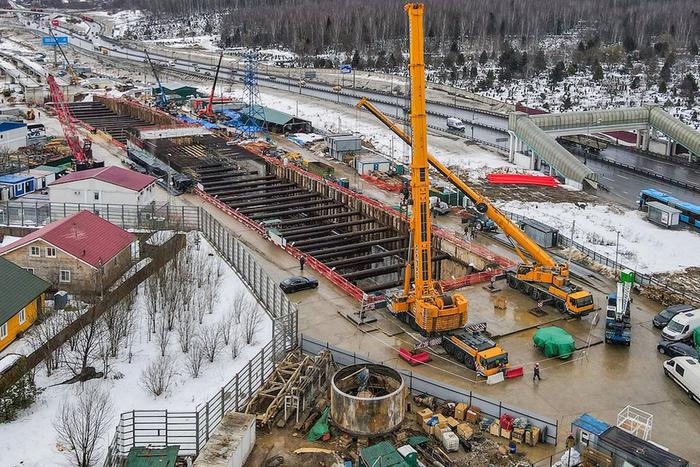 Длина Солнцевской линии метро превысит 30 км после открытия станций "Пыхтино" и "Аэропорт Внуково"