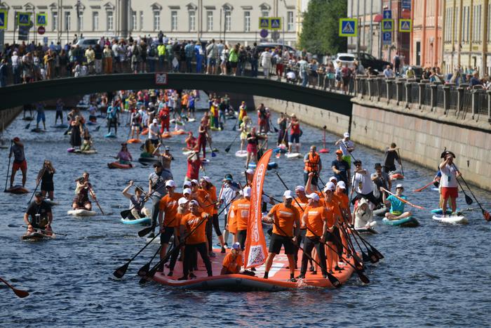 В Петербурге сапсёрферы установили два мировых рекорда