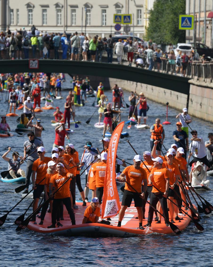 В Петербурге сапсёрферы установили два мировых рекорда