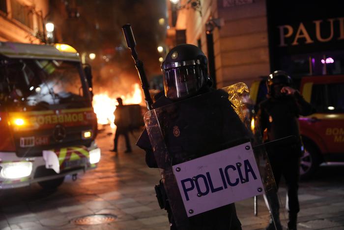 В Мадриде произошла массовая драка