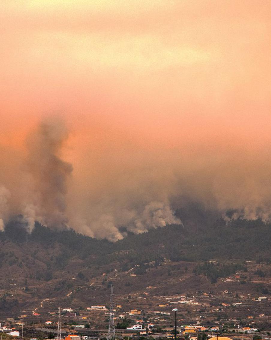 На Тенерифе не удаётся взять под контроль большой природный пожар