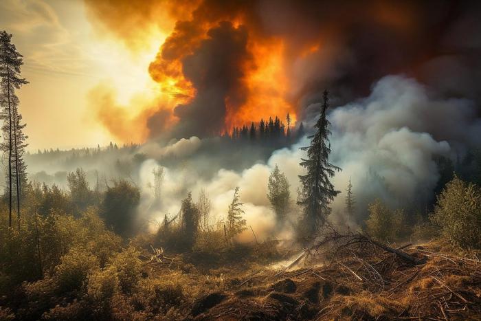 В Канаде разбушевались лесные пожары: идёт эвакуация столицы северо-западных территорий