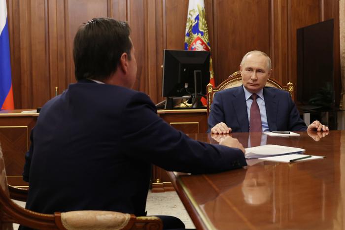 Воробьёв доложил Путину о сбитых беспилотниках в Московской области