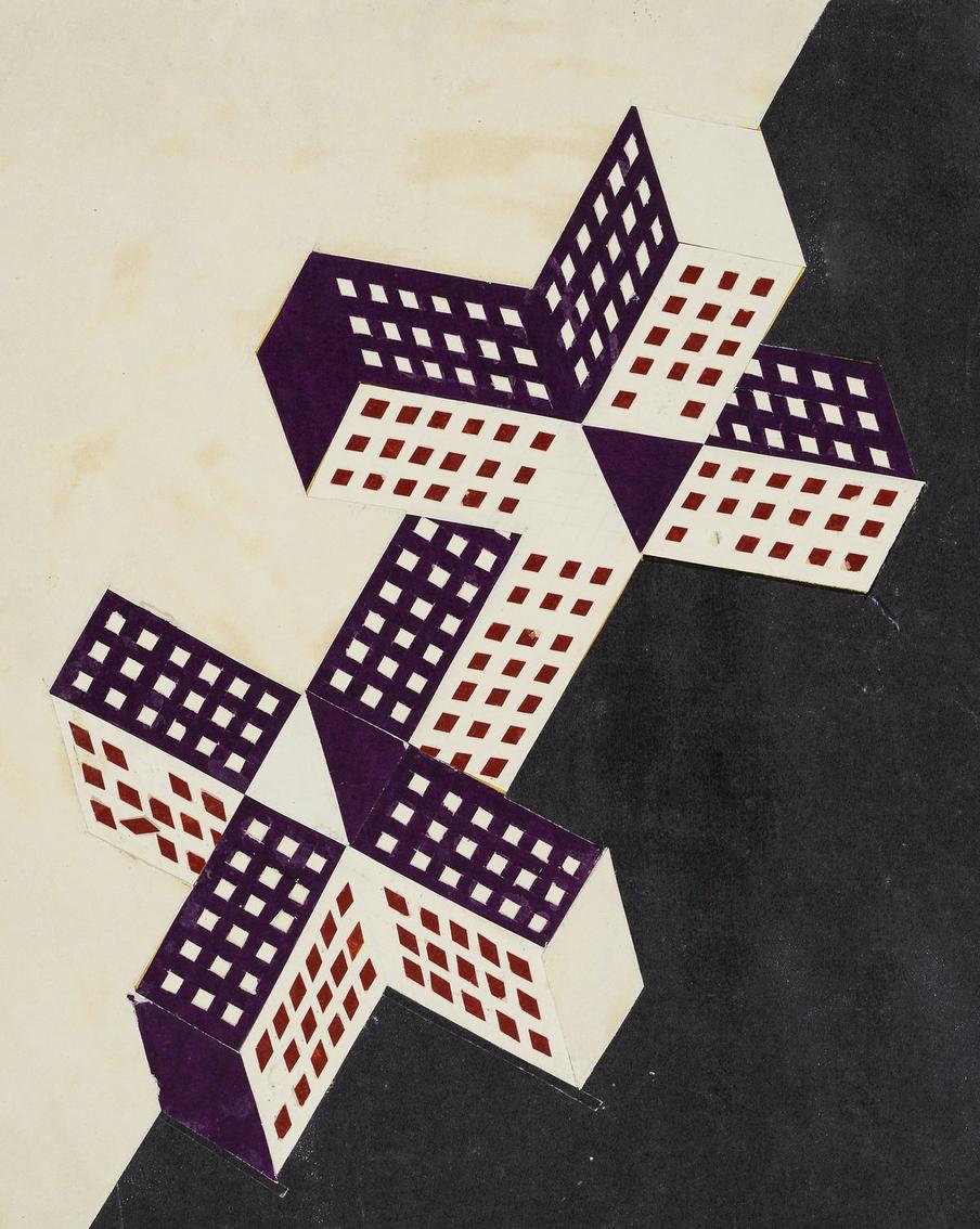 Вячеслав Локтев. Космический небоскрёб. 1983 год.