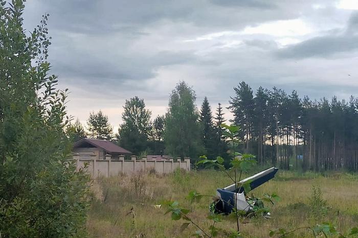 Неподалёку от места крушения нашли ещё один фрагмент самолёта Пригожина