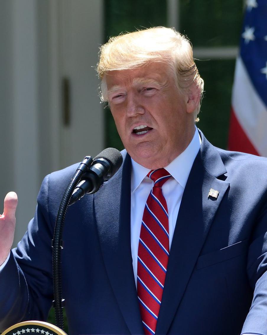 Дональда Трампа сфотографировали во время ареста