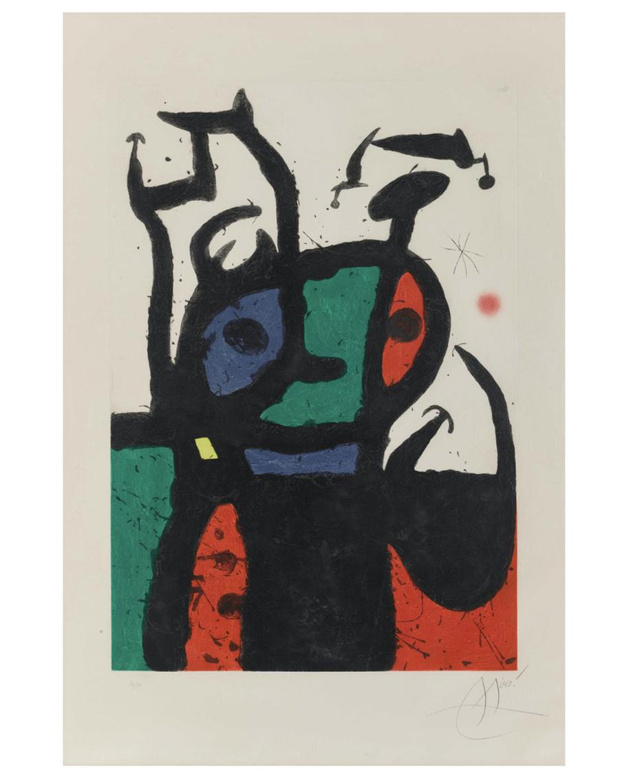 Картина "Матадор" испанского художника Хуана Миро.