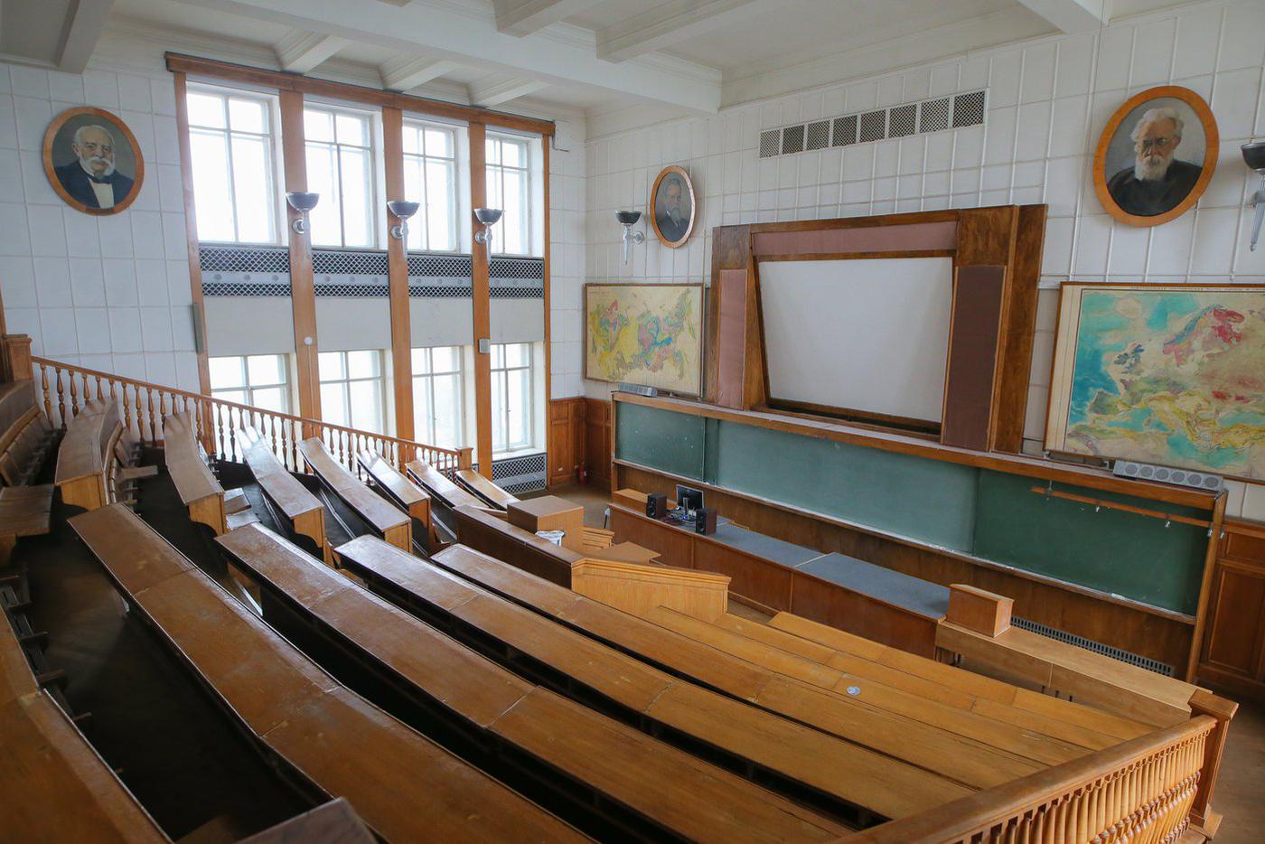 Аудитория 611, в которой выступал Владимир Высоцкий.