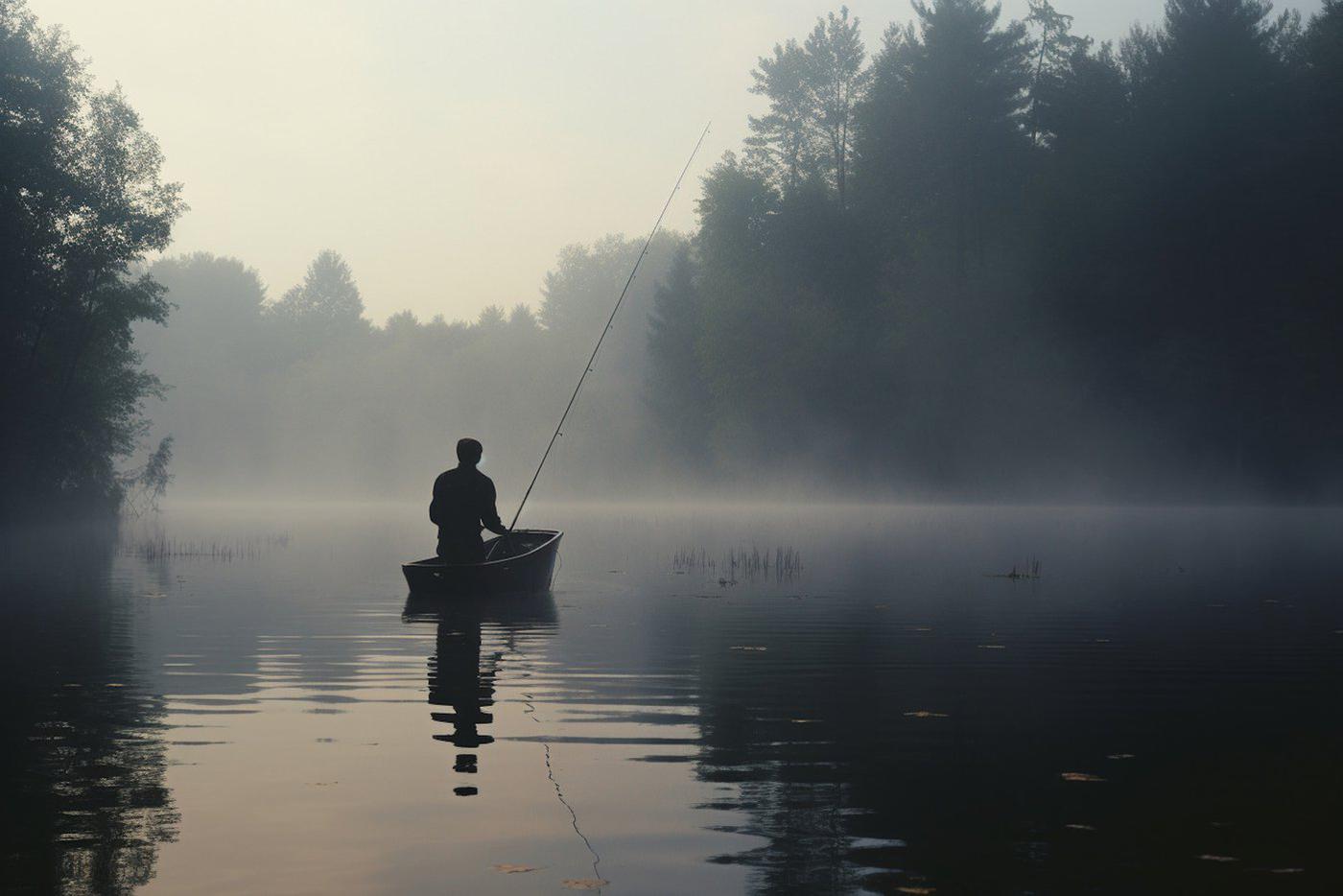 Летний рассвет надо встречать на лодке с удочкой в руках.