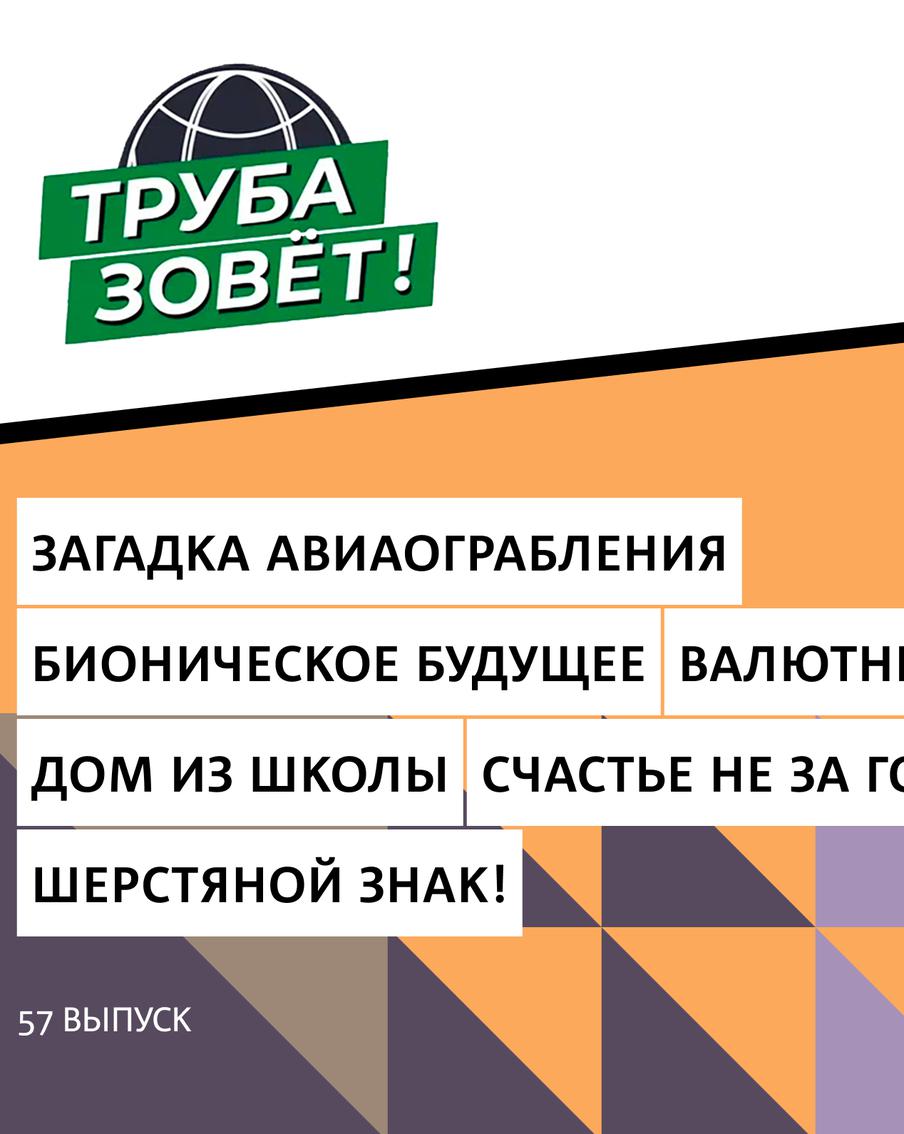 История нераскрытого авиаограбления, как часто меняются резервные валюты, а также животные, на шерсти которых есть тайные сообщения