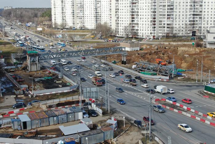 Развязку Липецкой улицы с МКАД открыли досрочно после реконструкции