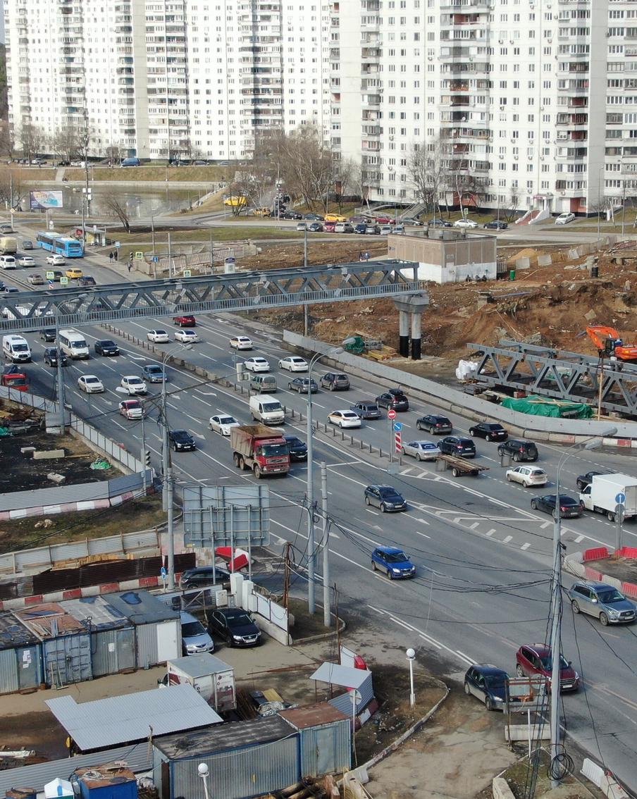 Развязку Липецкой улицы с МКАД открыли досрочно после реконструкции