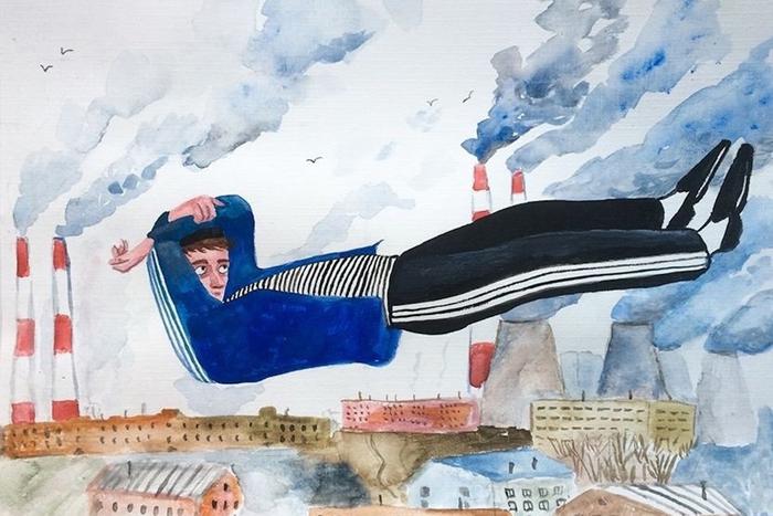 Художник нарядил гопников в пышные юбки