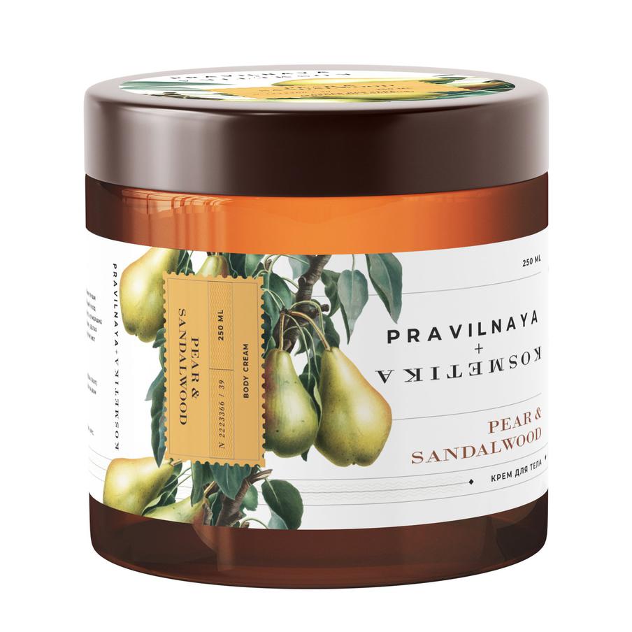 Парфюмированный увлажняющий лёгкий крем-баттер "Груша & Сандал" Pravilnaya Kosmetika (506 руб.)