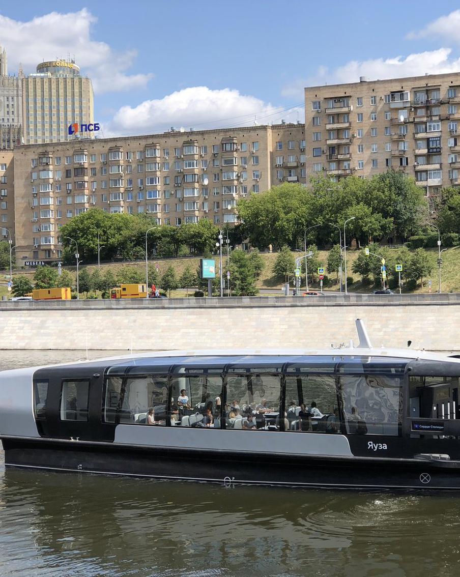 Новый маршрут речного электротранспорта на Москве-реке будет перевозить пассажиров круглый год