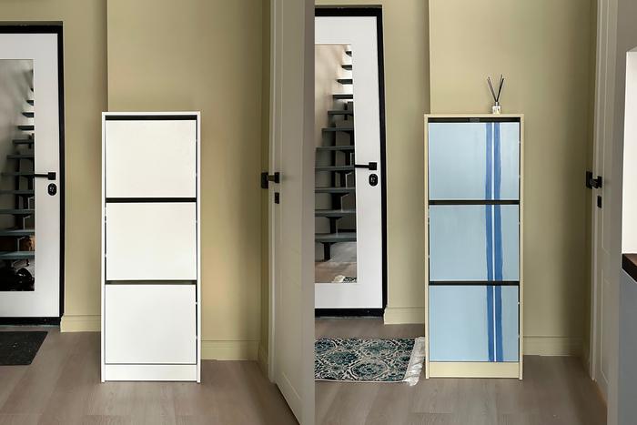 Стилизуем обувницу своими руками под интерьер прихожей