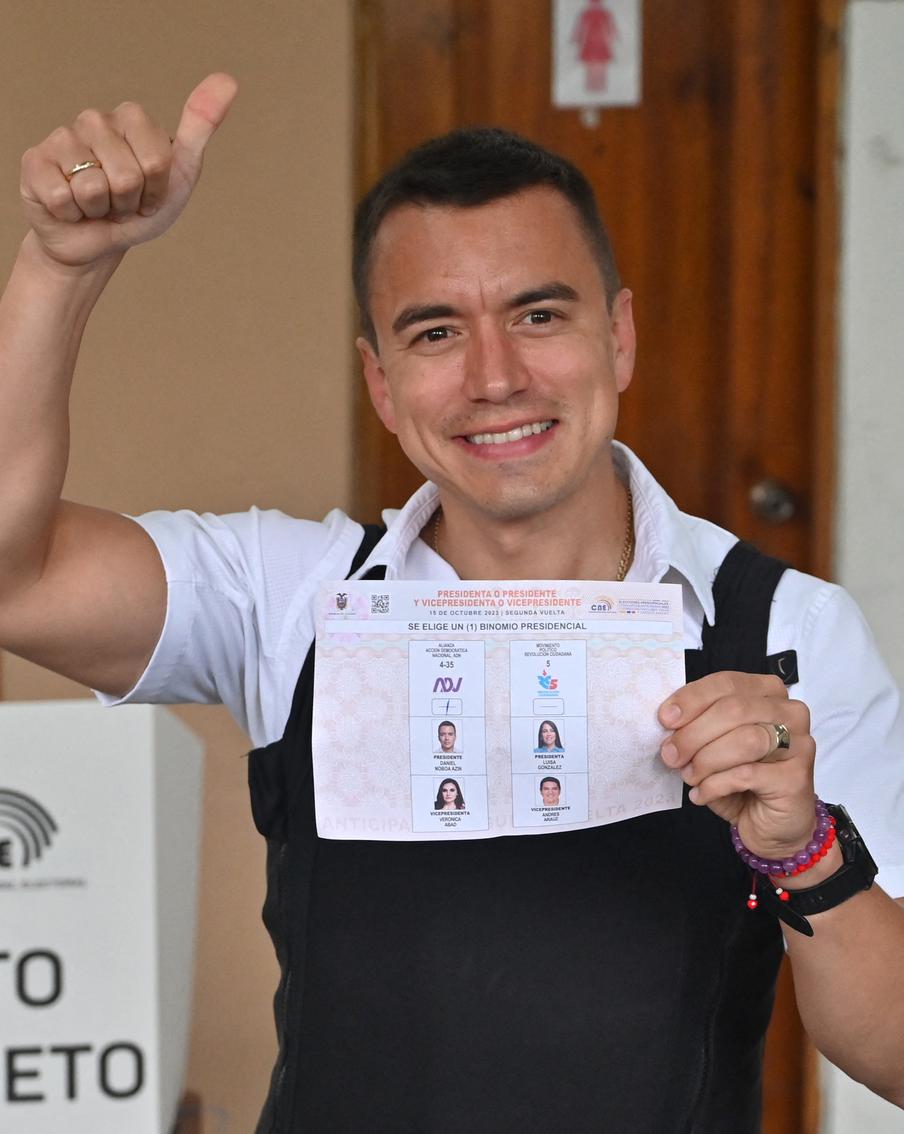 Президентом Эквадора избрали Даниэля Нобоа