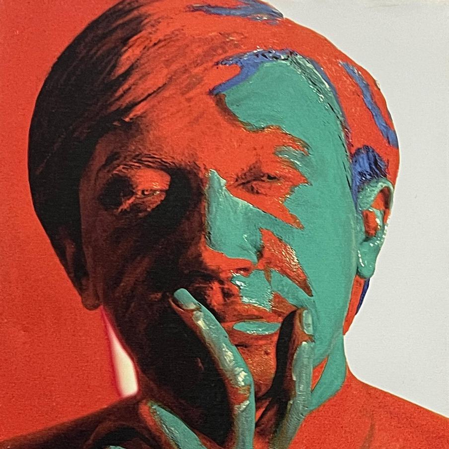 Владислав Мамышев-Монро. Часть "Диптиха". Художник, взявший псевдоним в честь киноактрисы, не мог не сделать автопортрет в стиле поп-арт.