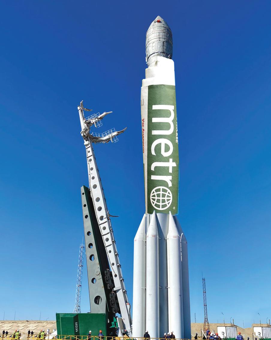 На ракетах "Роскосмоса" предложили размещать рекламу. Metro представило, как это могло бы выглядеть