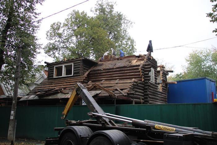 Дом Веснина в посёлке "Сокол" в Москве все-таки снесли
