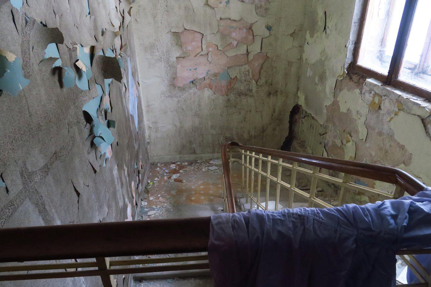 Лестница на последний этаж.