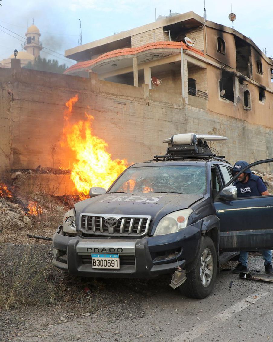 Израиль атаковал журналистов на территории Южного Ливана