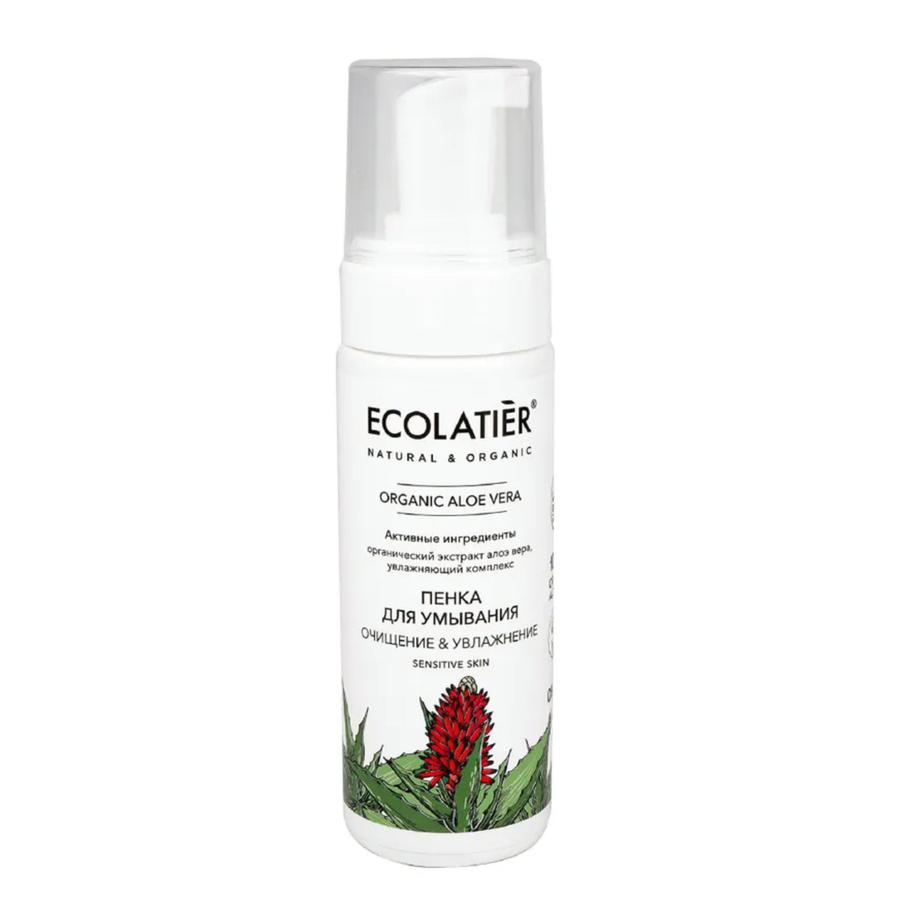 Деликатная пенка для умывания Ecolatier Organic Aloe Vera (231-329 руб.)