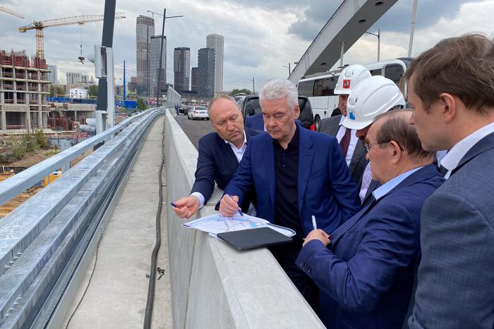 Собянин утвердил проект строительства новых дорожных объектов в районе "Москва-Сити"