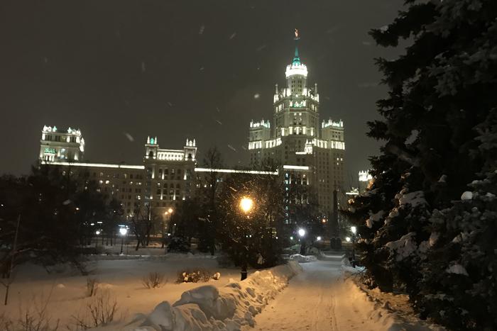 В Москве ожидается затяжной снегопад весь четверг