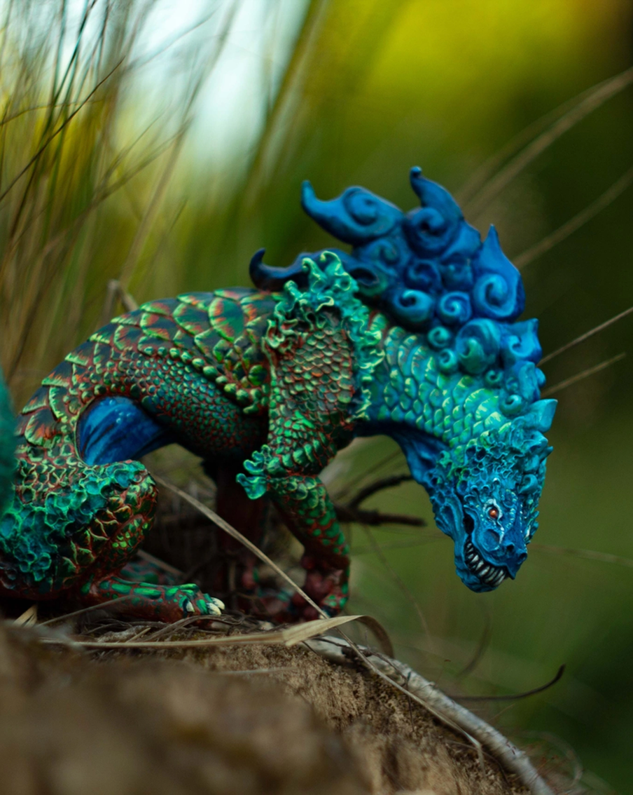 Людям стоит поучиться у драконов. Москвичка создаёт из глины ящеров невероятной красоты и грации