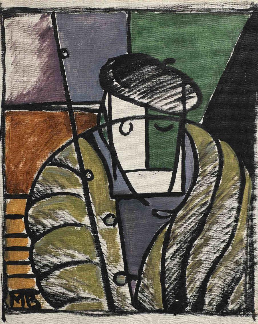 Евгений Михнов-Войтенко. Автопортрет. 1957 год.