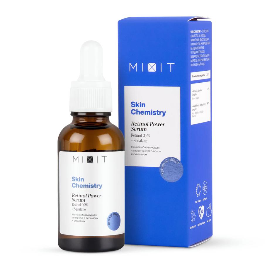 Ночная обновляющая сыворотка с ретинолом MIXIT (417 руб.)