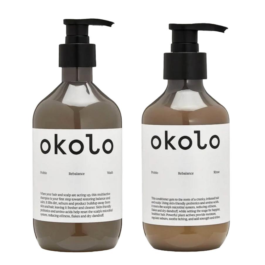 Шампунь и кондиционер для восстановления волос и кожи головы OKOLO Probio Rebalance (3850 руб.)
