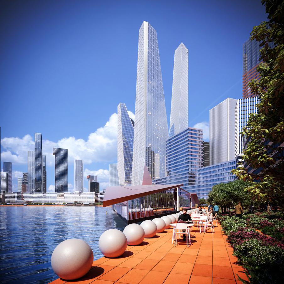 Вот так будет выглядеть "третий центр столицы" по завершению строительства.