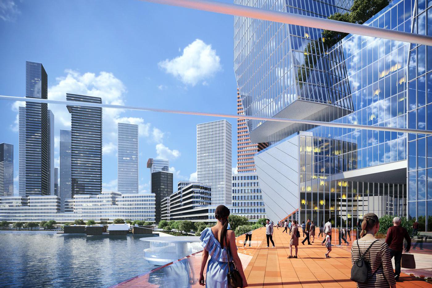 Вот так будет выглядеть "третий центр столицы" по завершению строительства.