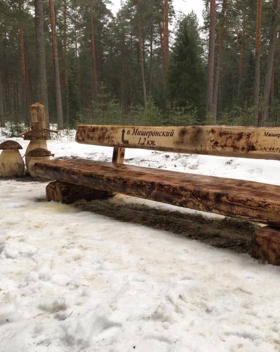 На территории подмосковных лесов установили свыше 150 лавочек-навигаторов с начала этого года