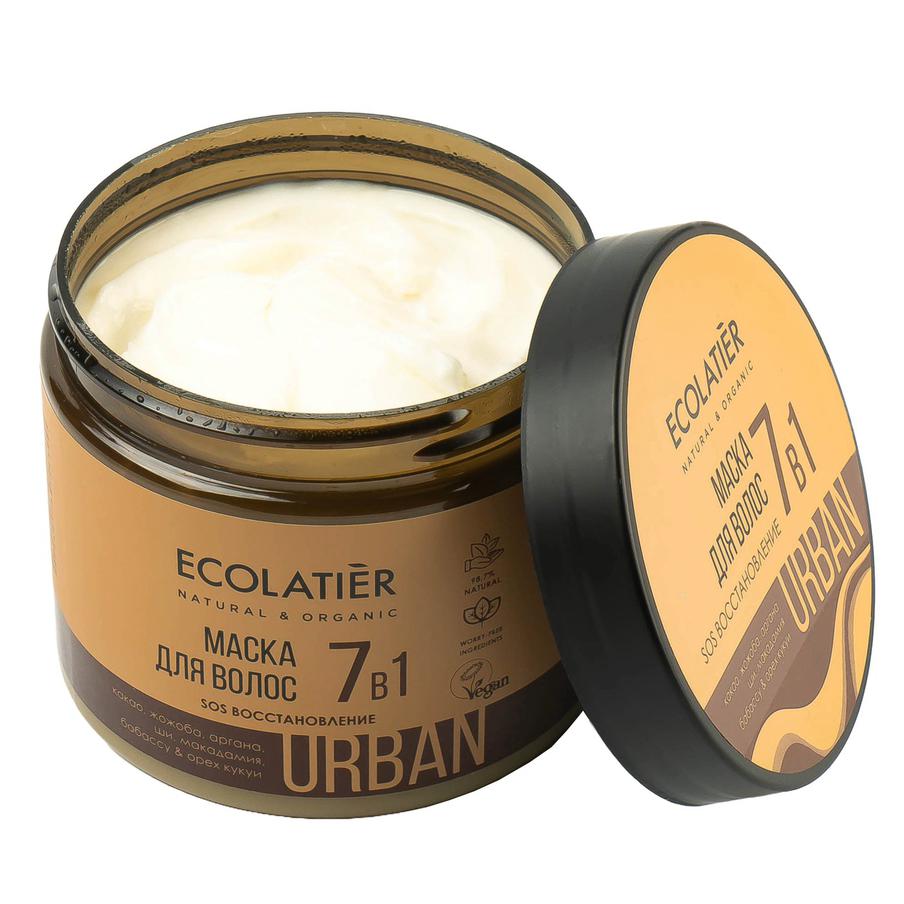 Маска для волос SOS Восстановление 7-в-1 Ecolatier (467 руб.)