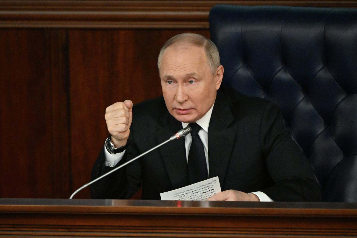 Путин выступил на коллегии Минобороны РФ и оценил текущую ситуацию в зоне СВО