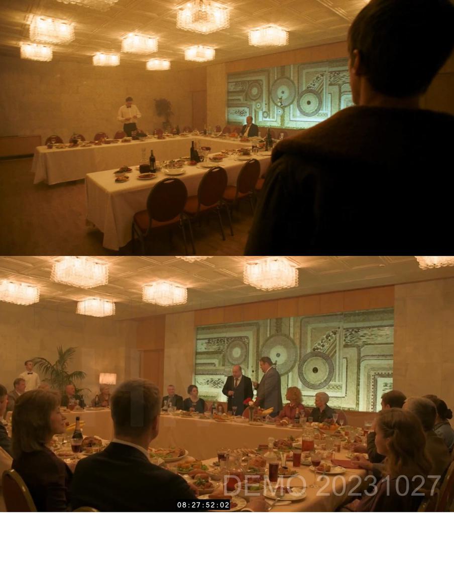 В официальной версии Адидас говорит с отцом наедине в пустом банкетном зале: никто не пришел на юбилей. В демоверсии — в зале полно гостей, Адидас пришёл с гитарой и споёт "Есть только миг"