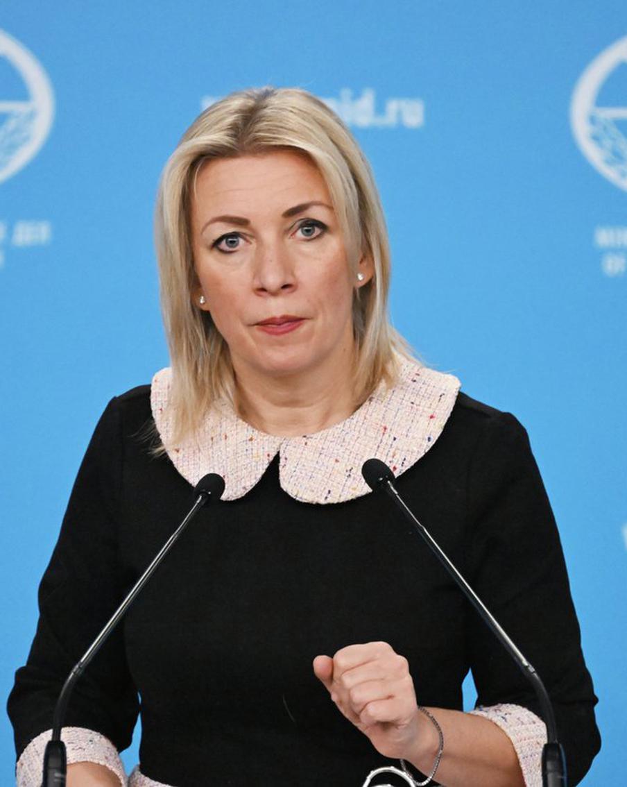 Мария Захаров провела брифинг с представителями СМИ