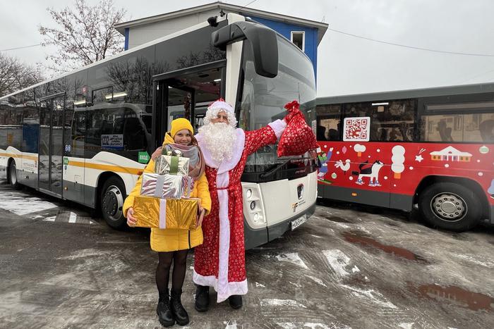На трёх автобусных маршрутах в Люберцах водители станут Дедами Морозами