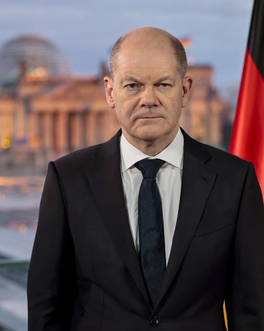 Шольц раскритиковал Путина в новогоднем поздравлении